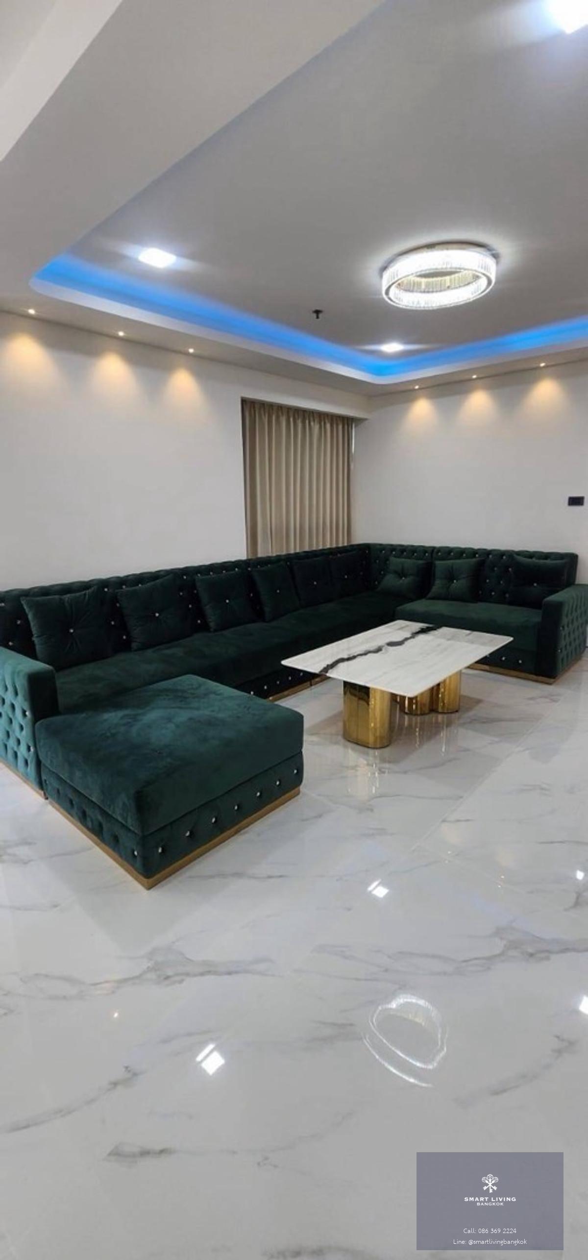 ขายคอนโด Supalai Prima Riva พระราม 3 ห้องขนาดใหญ่ 2 ห้องนอน 127 ตร.ม เฟอร์ครบ