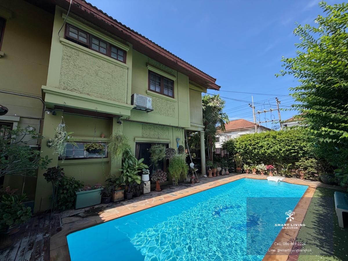 บ้านเดี่ยวเมืองเอก รังสิต พร้อมสระว่ายน้ำและสวนหลังบ้านขนาดใหญ่