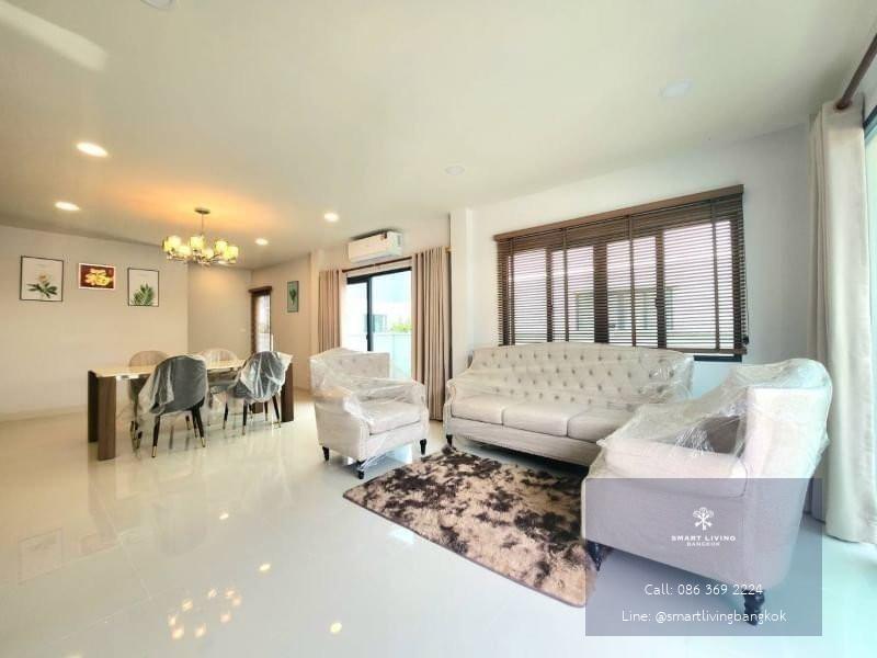 ขาย/ปล่อยเช่า บ้านเดี่ยวทำเลศักยภาพ บางนา-ศรีนครินทร์ (4 นอน 4 น้ำ 209 ตร.ม.) เฟอร์ครบพร้อมอยู่ เดินทางสะดวก เข้าออกได้หลายเส้นทาง ใกล้เมกาบางนา