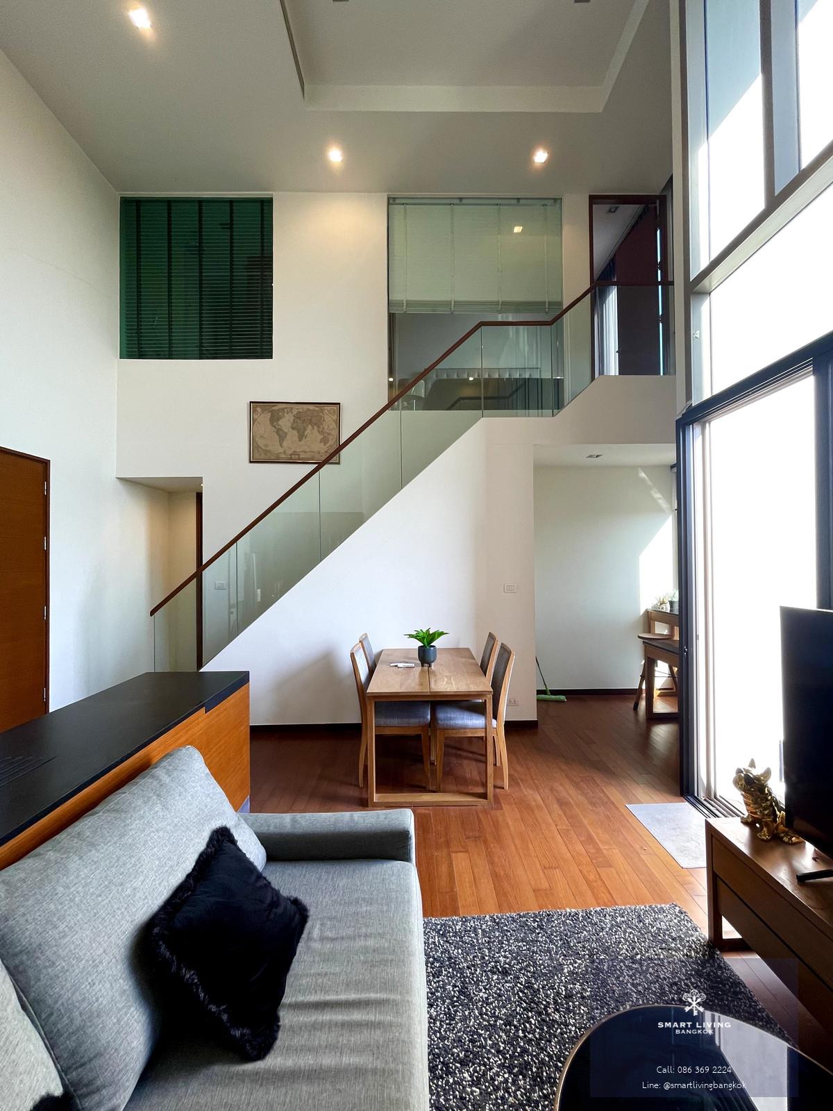 Ashton Morph for rent! 🔥Pet-friendly 2 bedroom duplex 110 sq.m fully furnished with private pool near BTS Thonglor