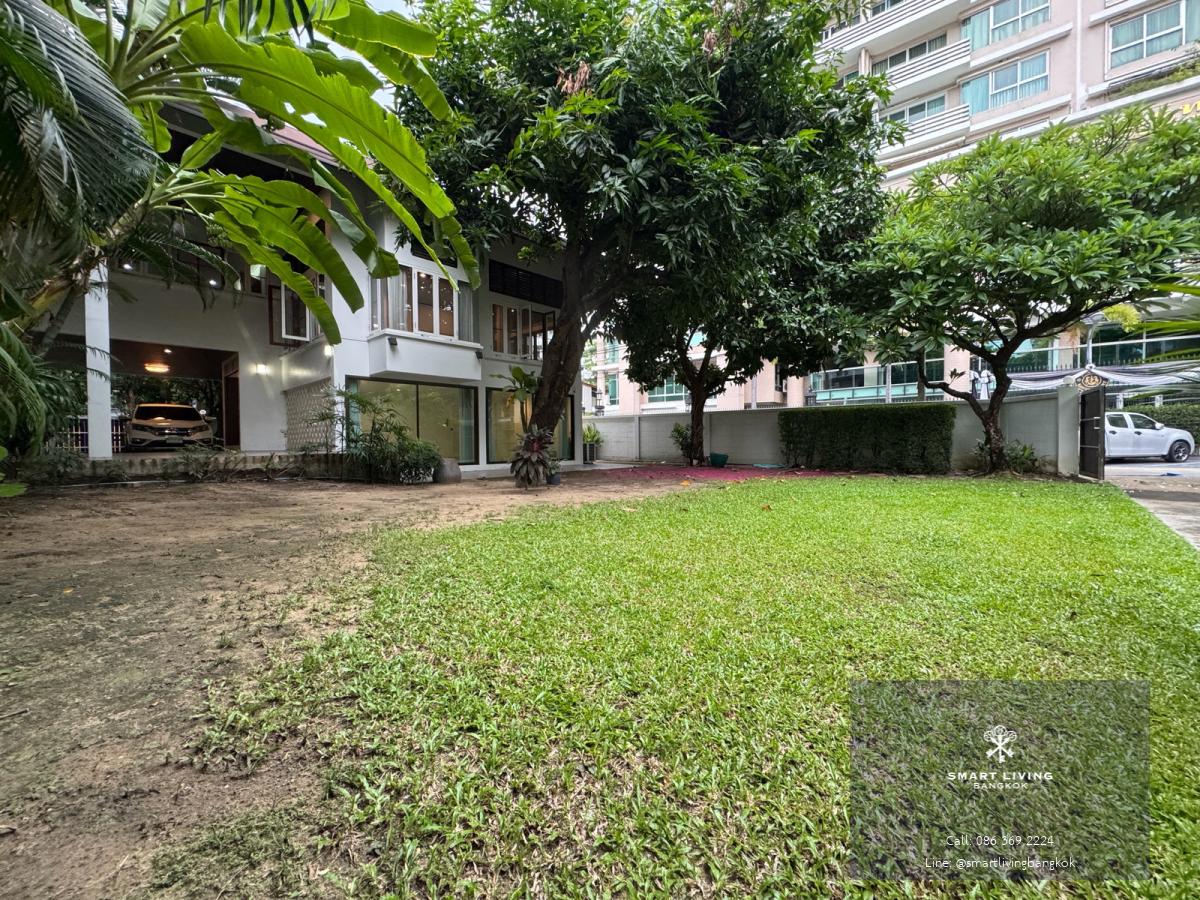 บ้านเดี่ยว Ruamrudee ใกล้ BTS เพลินจิต บ้านพร้อมสวน ใจกลางเมือง เหมาะอยู่อาศัยและทำธุรกิจ ทำเล Embassy และ CBD