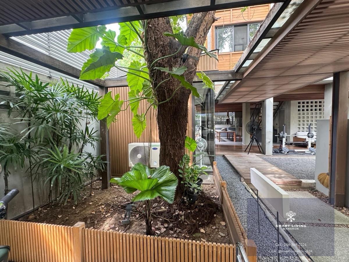 บ้านแฝดบรรยากาศบ้านสวน ให้ความสงบและความเป็นส่วนตัว ในทำเลวิภาวดีใจกลางเมือง