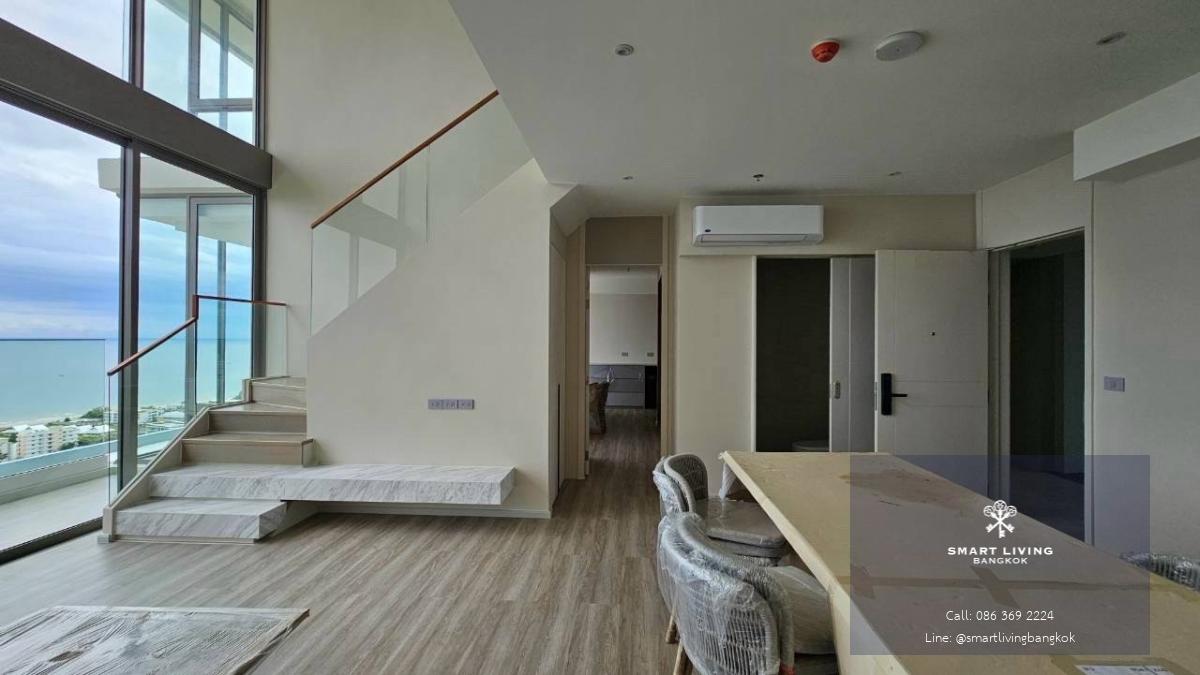 Duplex Penthouse วิวทะเลหัวหิน พร้อมสัมผัสการพักผ่อนสไตล์รีสอร์ต ใกล้แหล่งไลฟ์สไตล์สำคัญ
