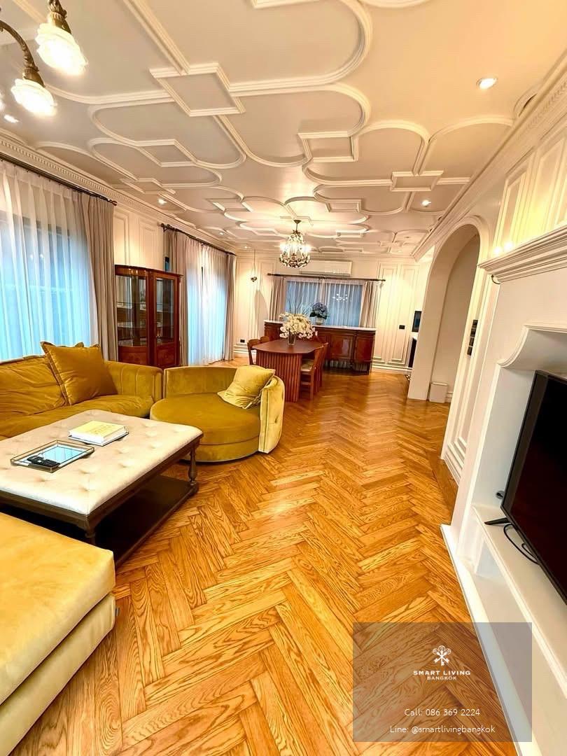 บ้านหรูให้เช่าเศรษฐสิริ กรุงเทพกรีฑา 2 ใกล้ Brighton College Bangkok พร้อมเฟอร์นิเจอร์ครบ เหมาะสำหรับครอบครัว