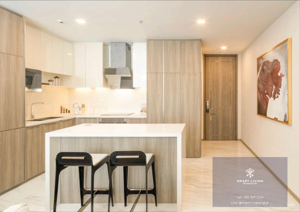 ให้เช่าคอนโดหรูสไตล์ Modern Luxury ทำเลอโศก (2 นอน 86 ตร.ม.) ระเบียงกว้าง เดินเพียง 150 ม. ถึง BTS อโศก และ MRT สุขุมวิท