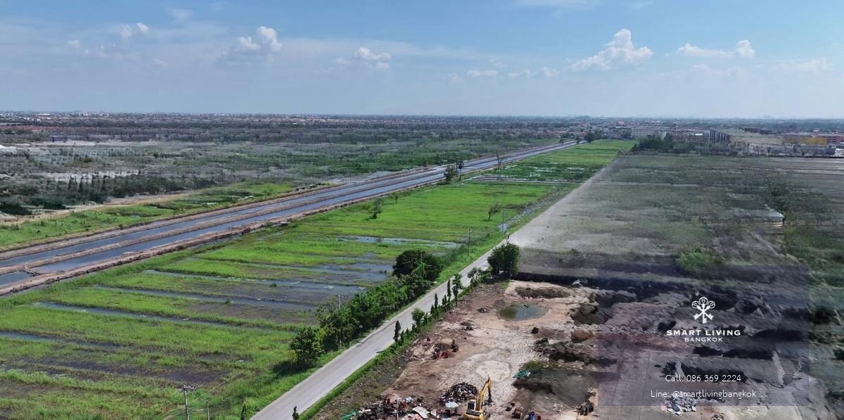 ขายที่ดินผืนใหญ่ โซนรังสิต ขนาดเกือบ 100 ไร่ ทำเลศักยภาพสูง ใกล้ศูนย์การค้าและโซนพาณิชย์ เหมาะพัฒนาโครงการและลงทุนระยะยาว แบ่งซื้อได้