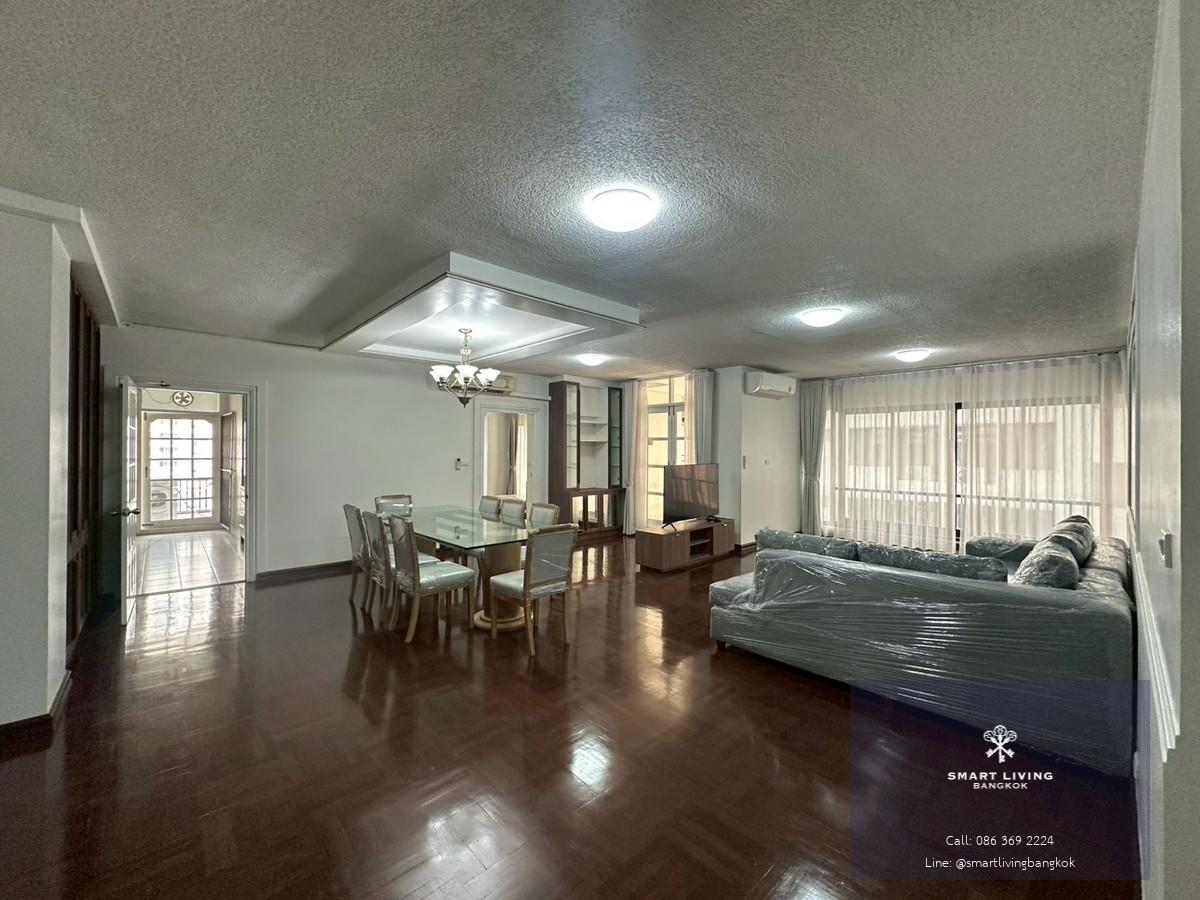 🎈Pet friendly Condo for rent in Langsuan area! 3 bedroom 3 bathroom fully furnished huge size 250 sq.m near BTS Chidlom