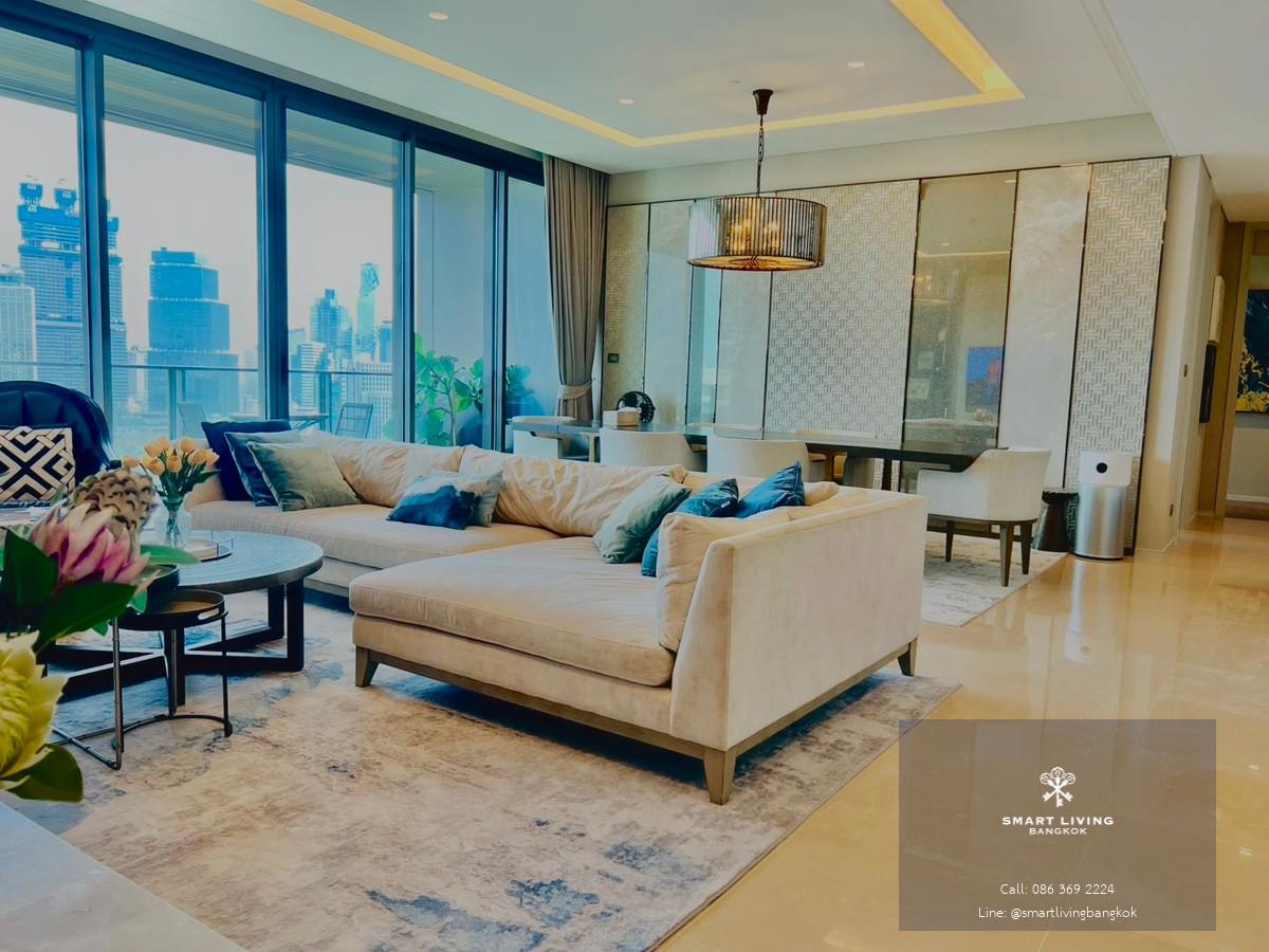 ✨ขาย/ให้เช่าคอนโดหรู The Residences at Sindhorn Kempinski 3ห้องนอน ห้องสวย เฟอร์นิเจอร์ครบ ระเบียงใหญ่  วิวสวนลุมพินี   ใกล้ BTS ราชดำริ, สวนลุมพินี