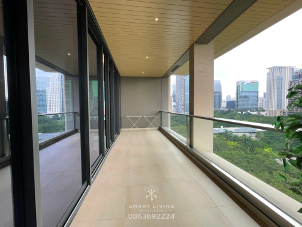 เช่า/ขาย  SINDHORN RESIDENCE ,2 ห้องนอน ระเบียงกว้าง ใกล้ BTS เพลินจิต