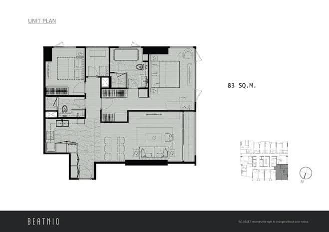 เช่า/ขาย Beatniq , 2 bedrooms near BTS Thonglor