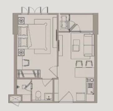 ✨ 👍For sale with tenant til July 24, rental price 32,500 baht, 1 bedroom at Reserve 61, place resort style in Ekamai