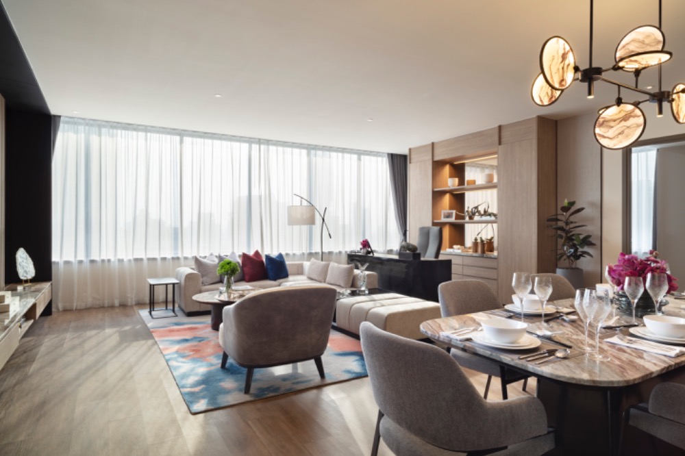 ให้เช่า Ascott Embassy, 3 ห้องนอน , ตกแต่งหรูหรา ใกล้ BTS ช่องนนทรี