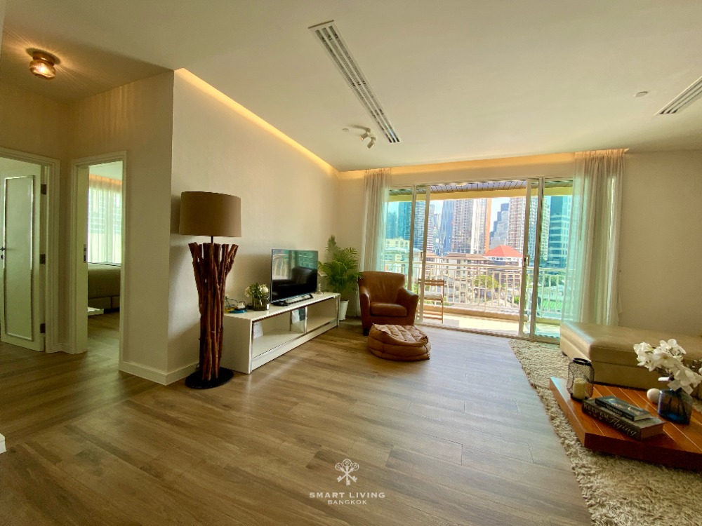 🌃ขาย/เช่า ห้องใหญ่ 3 นอน 160 ตรม ที่ Wilshire Sukhumvit 22 ห้องนั่งเล่นเปิดโล่ง เฟอร์หรู ระเบียงกว้าง