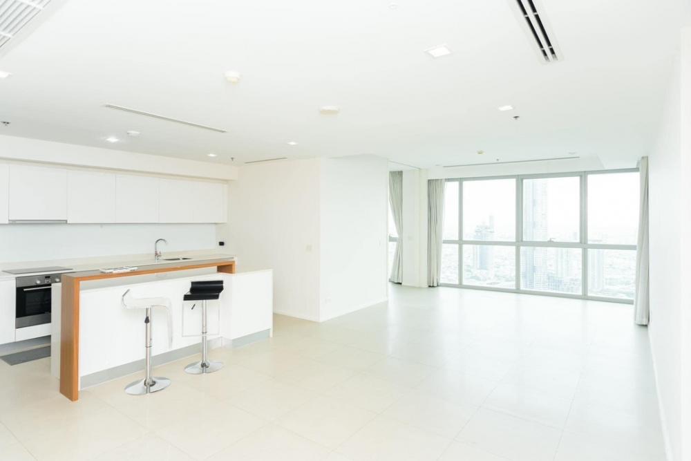 📢👇Relaxing in the luxury condominium by the river near Icon Siam,big balcony face the river, partly furnished