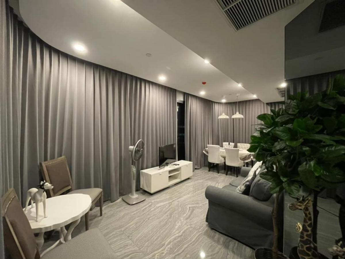 📢👇 Brand new unit and project for rent , 2 bedrooms with panorama view of city, near Siam Square, Chulalongkorn university