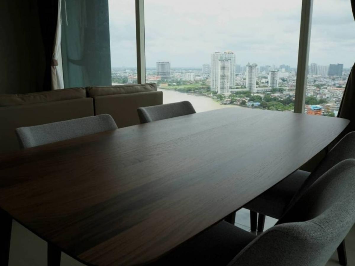 Menam residences, river view , big balcony, near Asiatique , Shrewsbury international school.