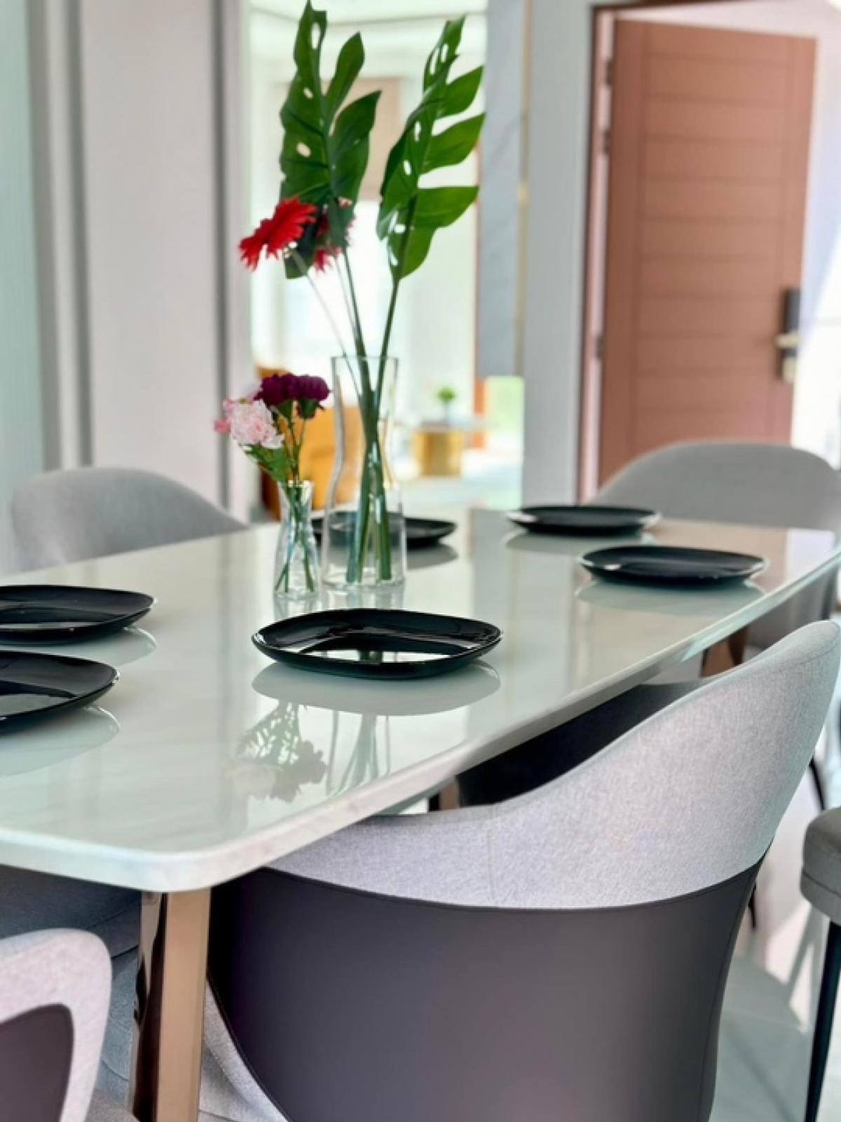 📢👇Brand new house in new compound,  fully furnished, near Mega Bangna at The City Bangna (new project)