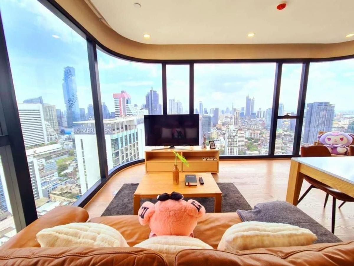📢👇 Brand new unit and project for rent , 2 bedrooms near Lumpini park, Royal  sport club ,  Samyan Mitrtown, Siam Square, Chulalongkorn university , huge unblocked view, fully furnished and ready to move in at Ashton Chula Silom