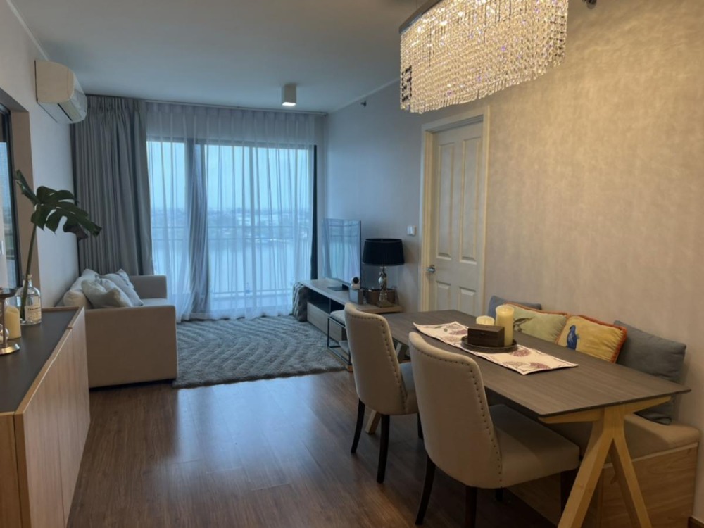 ขาย คอนโดริมแม่น้ำเจ้าพระยาที่ U Delight Residence Riverfront Rama3, 2 ห้องนอน เฟอร์ครบ, ห้องน้ำรีโนเวทใหม่, วิวแม่น้ำ180องศา, ใกล้ Icon Siam