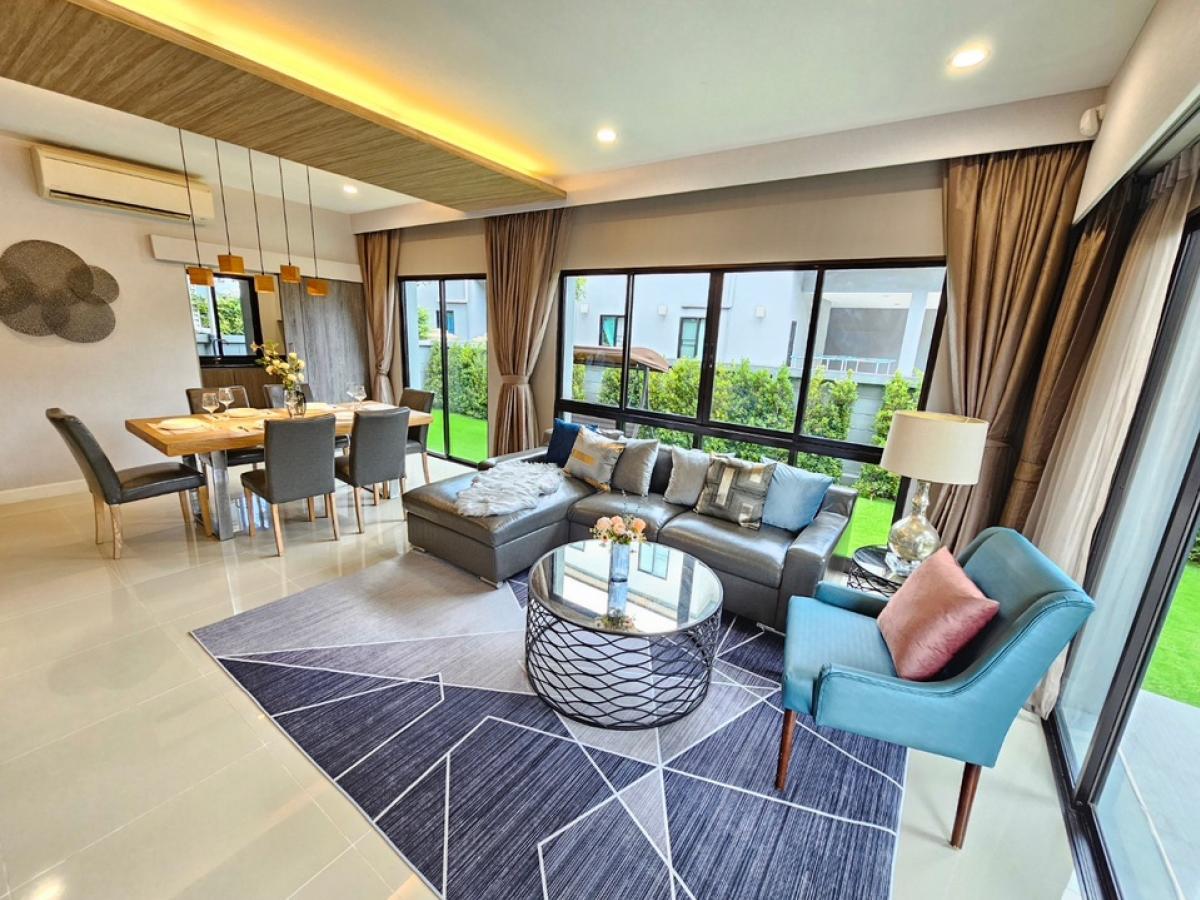 📢👇 Newly renovated at Baan Lumpini Suan Luang Rama 9 located only 550 meters to Suanluang park