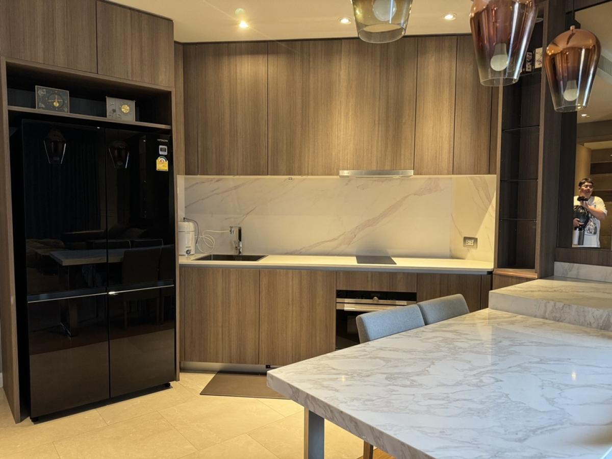 📢👇 Luxury condo by the river at Magnolia Waterfront Residences , located beside Icon Siam,  river view at the balcony, modern desire, fully furnished, ready to move in