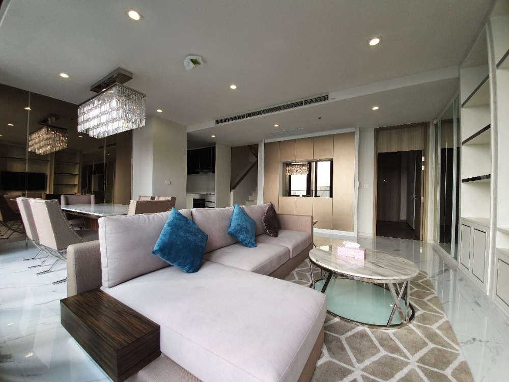 ให้เช่าห้องDuplex  penthouse 3ห้องนอน ที่ Noble Ploenchit เฟอร์นิเจอร์ครบ ชั้นสูง ใกล้BTS เพลินจิต พร้อมเข้าอยู่