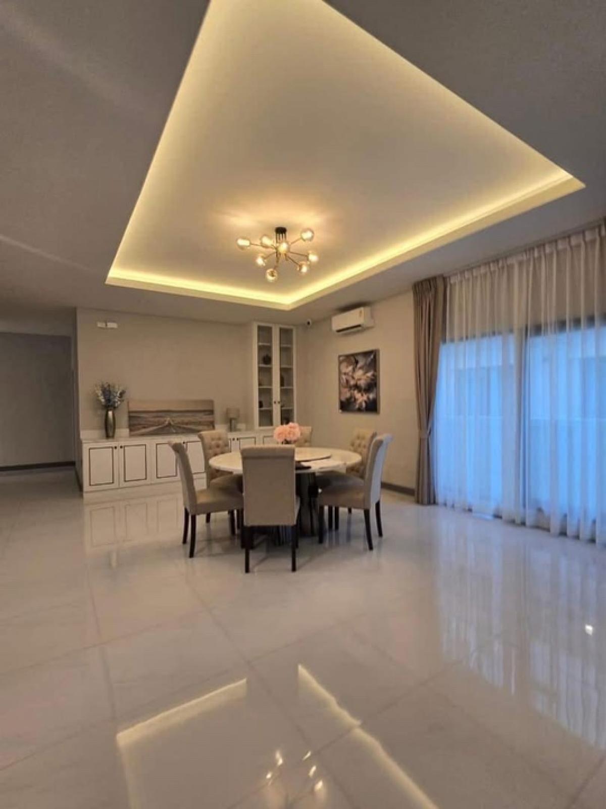 📢👇 Brand new  house in new compound The City Bangna (New project), fully furnished, near Mega Bangna