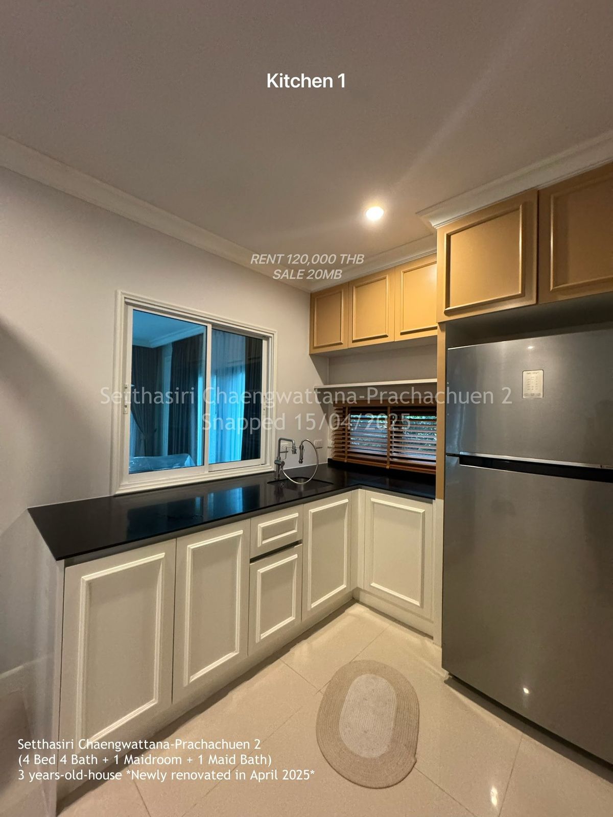 ✨ บ้านเดี่ยวหรู 4 ห้องนอน รีโนเวทใหม่ล่าสุด พร้อมเครื่องใช้ไฟฟ้าครบ แอร์ 6 เครื่อง ใกล้ทางด่วนแจ้งวัฒนะ-ประชาชื่น
