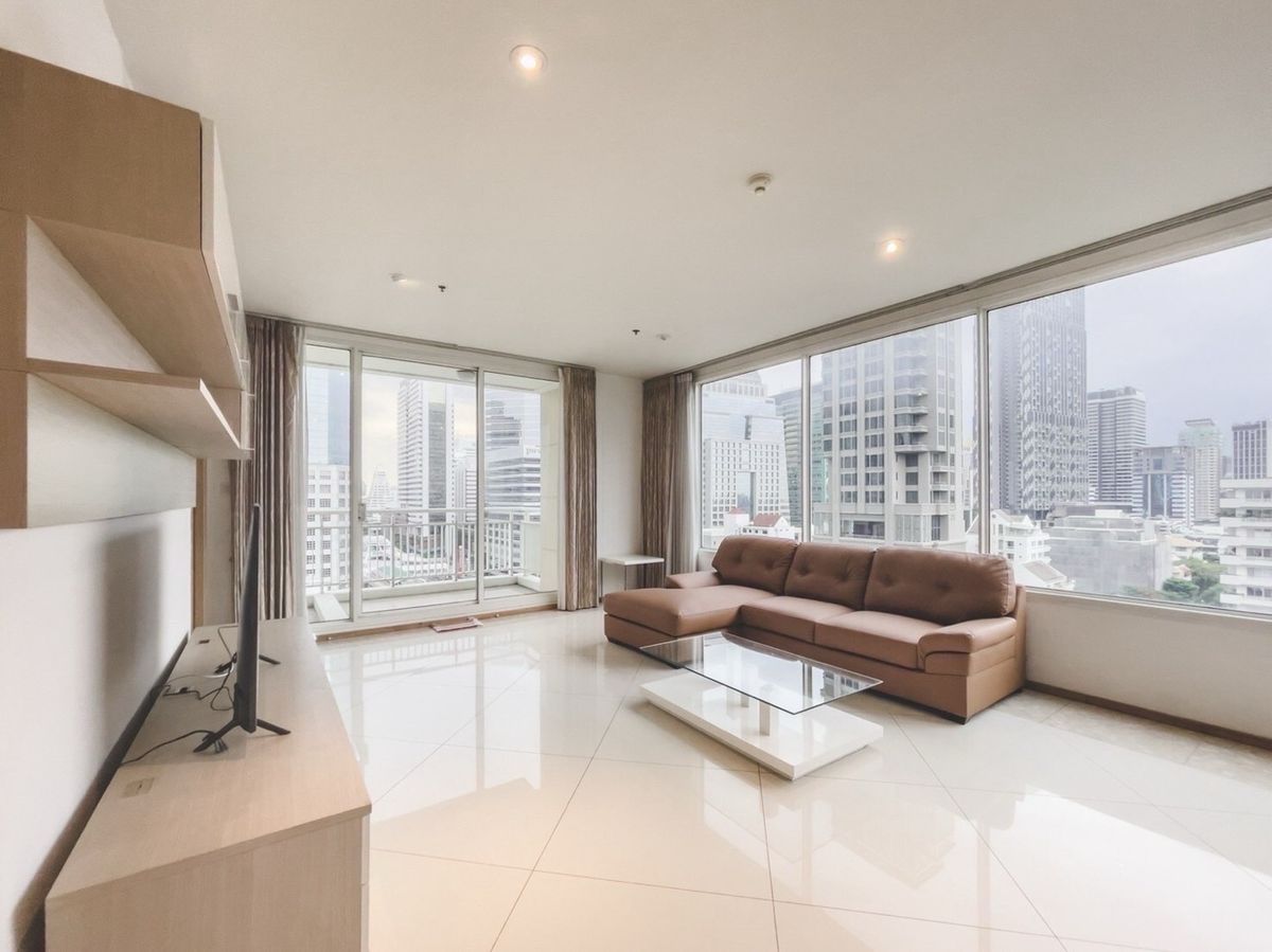 ✨👍 ให้เช่า THE EMPIRE PLACE SATHON 2 ห้องนอนขนาดใหญ่ใกล้ BTS ช่องนนทรี