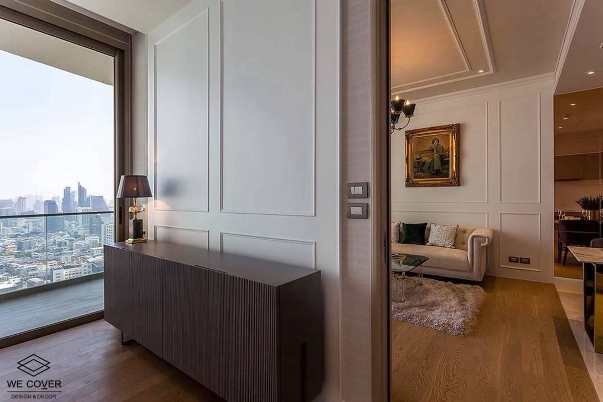 📢👇 Luxury condo by the river at Magnolia Waterfront Residences , located beside Bangkok landmark: Icon Siam,  river view at the balcony, modern desire, enjoy fireworks in every occasion, fully furnished, ready to move in