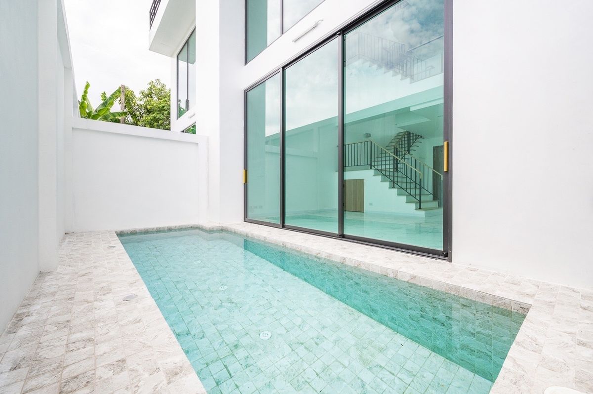 ✨ ขายบ้านสุขุมวิท Phumi Sukhumvit 77 , 4 ห้องนอน หน้ากว้าง 8 เมตร เพดานสูงถึง 6 เมตร สไตล์โมเดิร์น ใกล้ MRT ศรีนุช