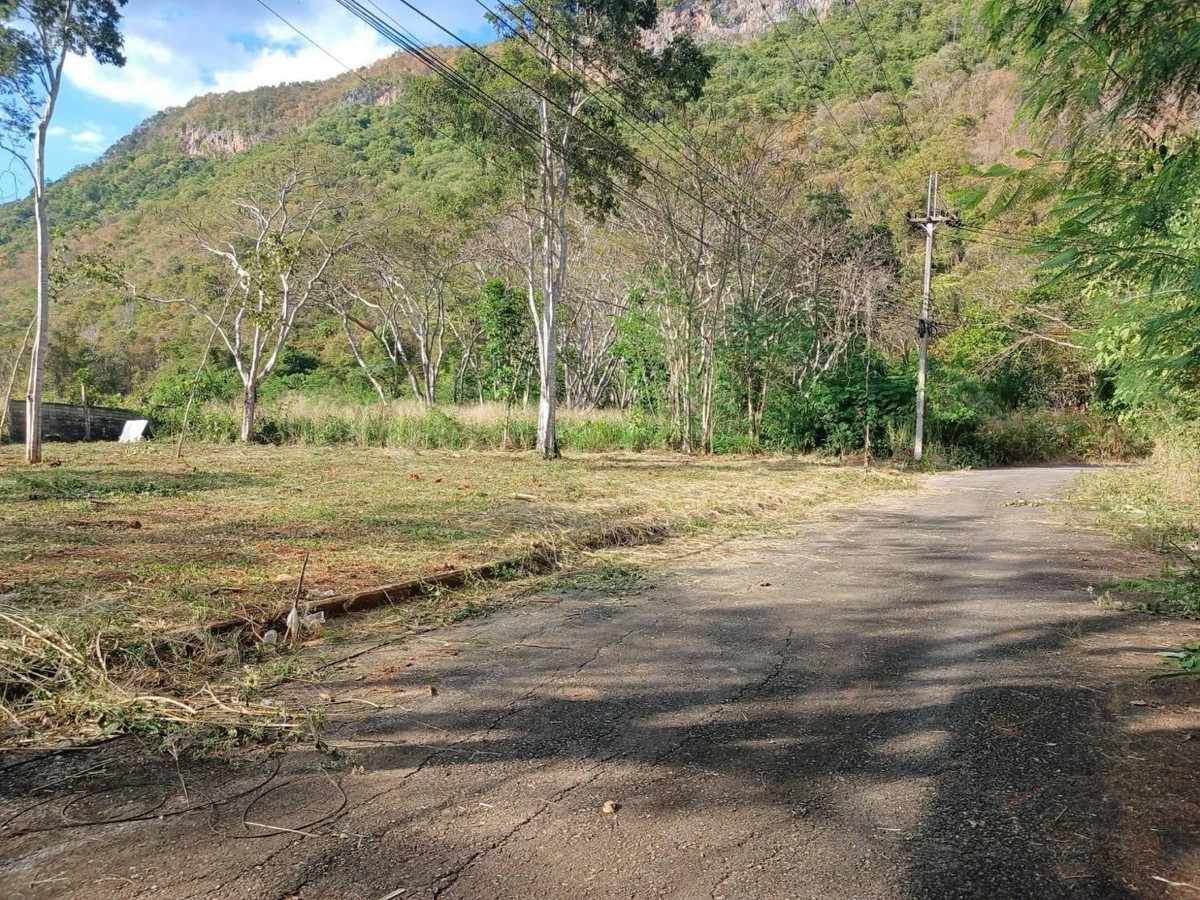 ขายที่ดินเขาใหญ่ ติดถนนธนะรัชต์ โฉนดครุฑแดง แปลงสี่เหลี่ยม วิวเขา 3 ด้าน