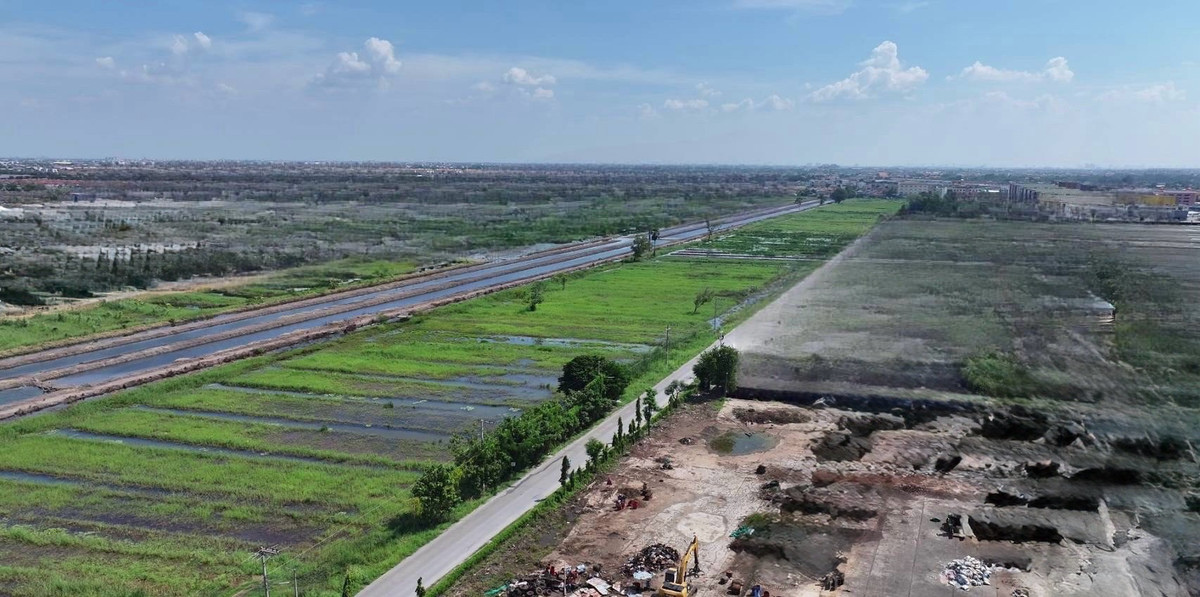 ขายที่ดินผืนใหญ่ โซนรังสิต ขนาดเกือบ 100 ไร่ ทำเลศักยภาพสูง ใกล้ศูนย์การค้าและโซนพาณิชย์ เหมาะพัฒนาโครงการและลงทุนระยะยาว แบ่งซื้อได้