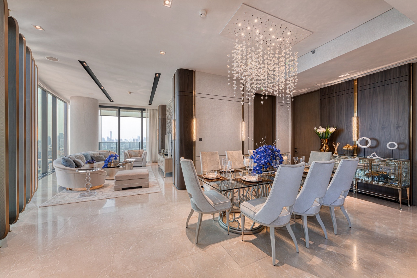 ให้เช่าคอนโดหรูริมแม่น้ำเจ้าพระยา Banyan Tree Residences Riverside Bangkok 2 ห้องนอน 178 ตร.ม. วิวแม่น้ำพาโนรามา ใกล้ ICONSIAM